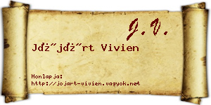 Jójárt Vivien névjegykártya