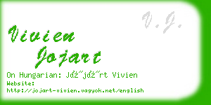 vivien jojart business card